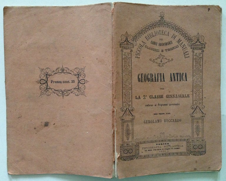Geografia Antica Prime Nozioni Nuovo Corso Fisica 4 Volumi Scolastici …