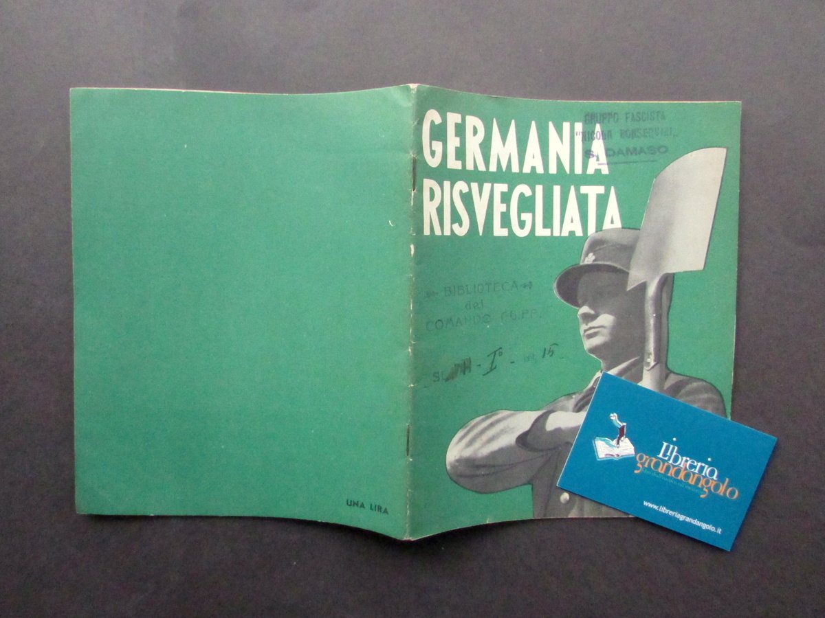 Germania Risvegliata Ulpiano Editrice Roma Anni '40 WW2 Propaganda Storia | Immagine principale
