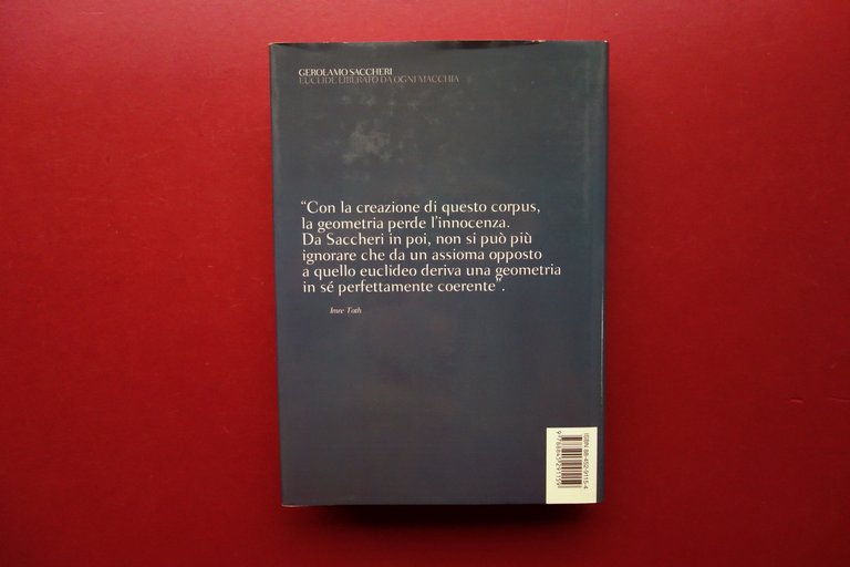 Gerolamo Saccheri Euclide Liberato da Ogni Macchia Bompiani 2001 Testo …