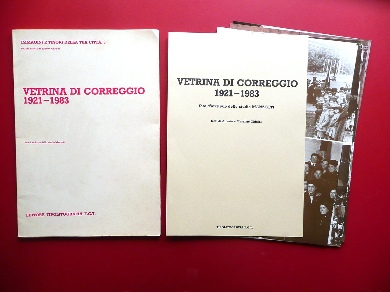Ghidini Vetrina di Correggio Studio Manzotti F.G.T. 1983 Cartella 37 …