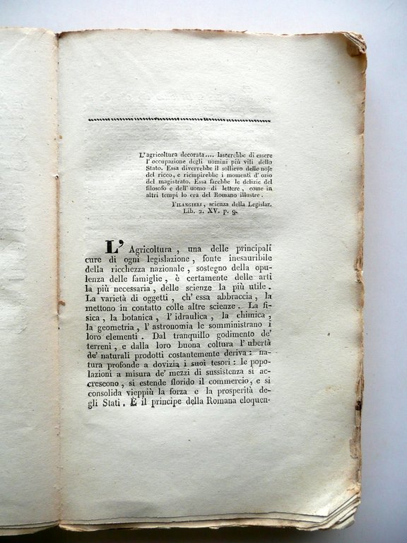 Giacinto Armellini Le Leggi Protettrici dell'Agricoltura Angeletti Teramo 1837