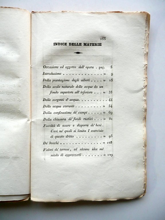 Giacinto Armellini Le Leggi Protettrici dell'Agricoltura Angeletti Teramo 1837