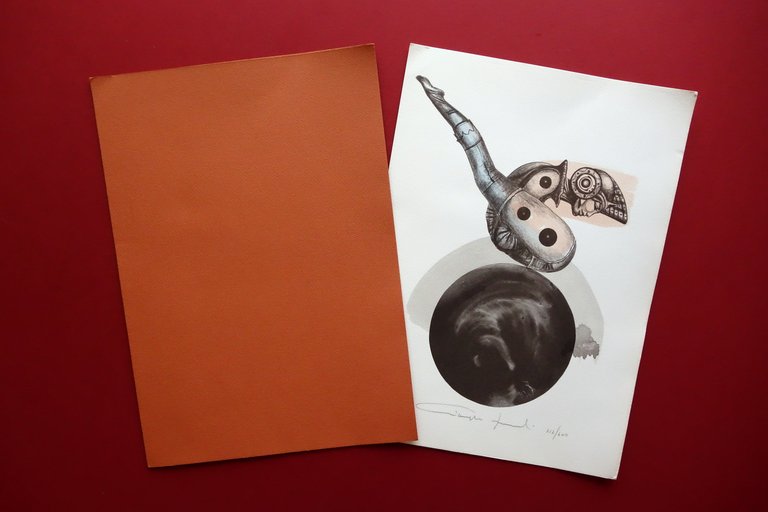 Giampaolo Bianchi Tavola Litografia a Colori Numerata CRAL Lucca 1975?