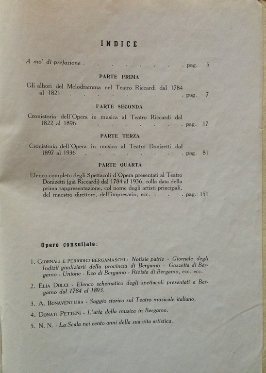 Gian Battista Pinetti Teatro Donizetti La Stagione d'Opera Alla Fiera …