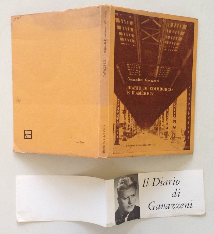 Gianandrea Gavazzeni Diario di Edimburgo e d'America Rusconi Ed Milano … | Immagine Gallery 2