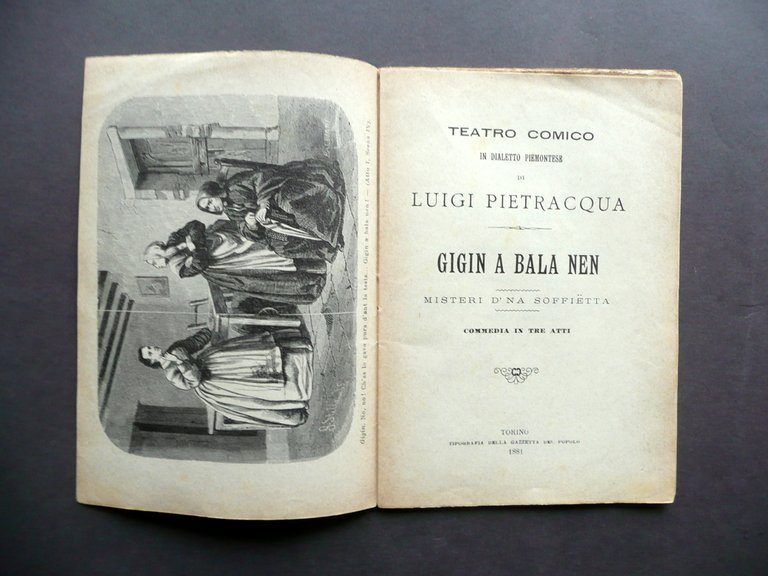 Gigin a Bala Nen Misteri d'na Soffietta Commedia Dialetto Piemontese …