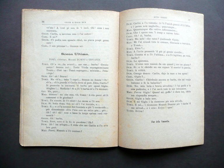 Gigin a Bala Nen Misteri d'na Soffietta Commedia Dialetto Piemontese …