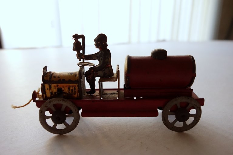 Giocattolo Tin Penny Toys J. Philipp Meier Autobotte Pompieri Latta …