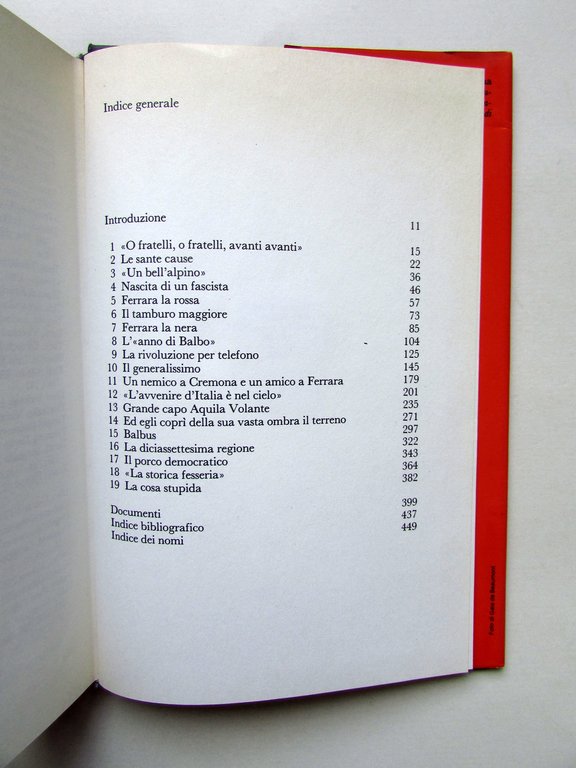 Giordano Bruno Guerri Italo Balbo Vallardi Milano 1984