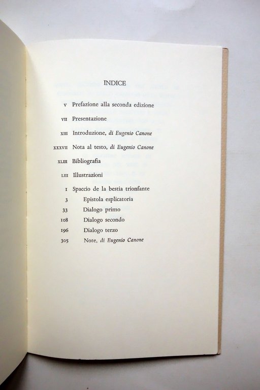 Giordano Bruno Spaccio de la Bestia Trionfante Silvio Berlusconi Ed. …