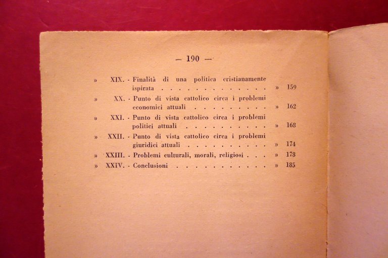 Giorgio la Pira Premesse della Politica Ed. Fiorentina 1945 1° …