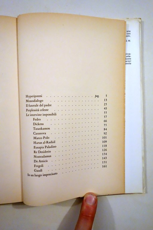 Giorgio Manganelli A e B Rizzoli Milano 1975 Prima Edizione