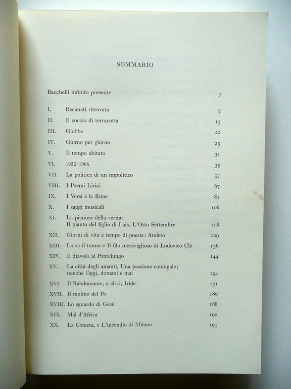 Giorgio Mario Bergamo Il Mio Bacchelli Stamperia Valdonega Verona 1998 …