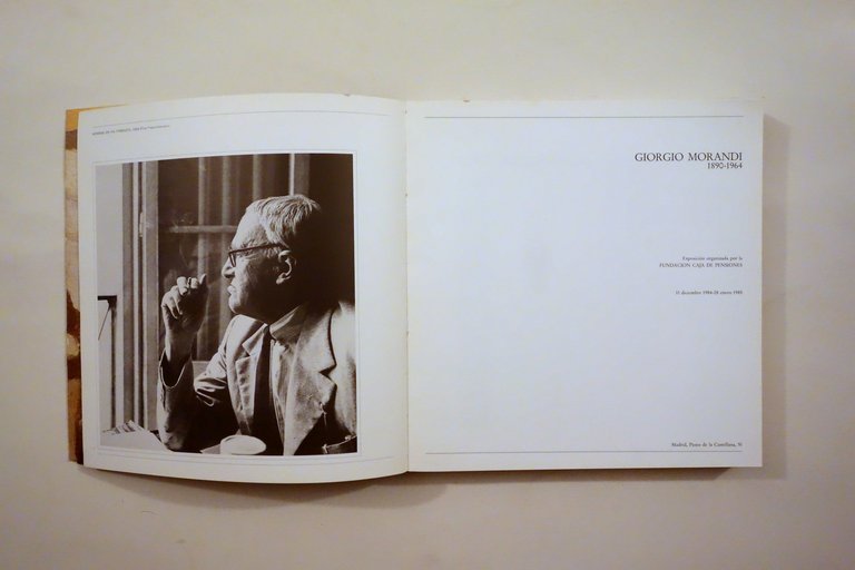 Giorgio Morandi 1890-1964 Catalogo Mostra Caja de Pensiones Madrid 1984-85