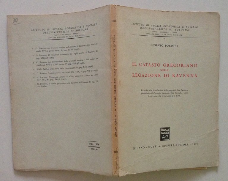 Giorgio Porisini Il Catasto Gregoriano Nella Legazione di Ravenna GiuffrË … | Immagine Gallery 2