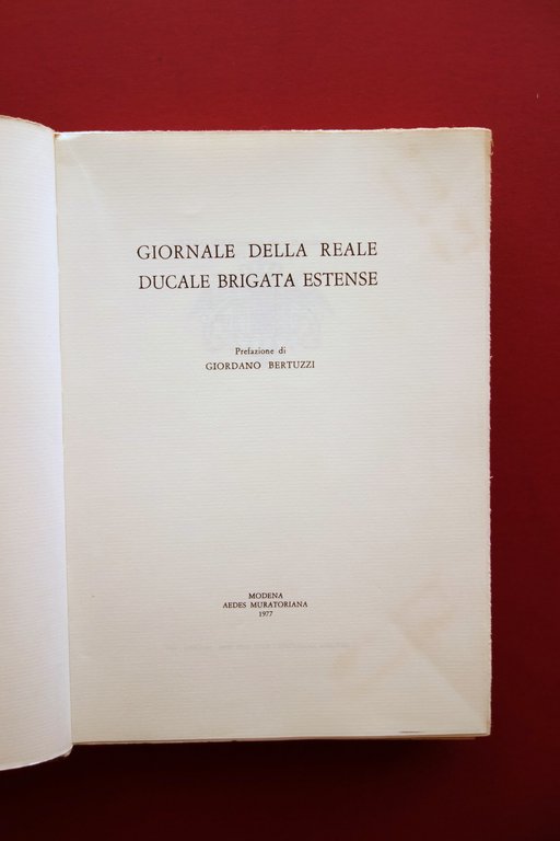 Giornale della Reale Ducale Brigata Estense Aedes Muratoriana 1977 Anastatica | Immagine Gallery 2