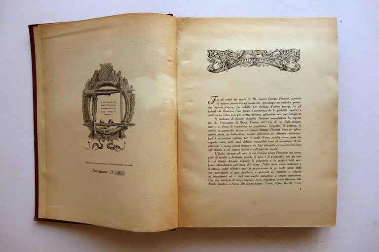 Giovan Battista Piranesi Architetto e Incisore Morazzoni Alfieri e Lacroix …