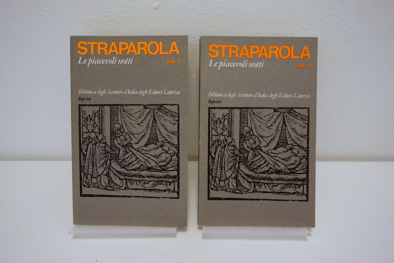 Giovan Francesco Straparola Le Piacevoli Notti Laterza Reprints 1975 Completo