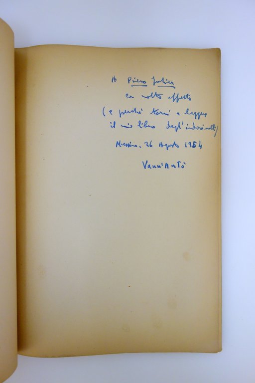 Giovanni Antonio di Giacomo Vann'Anto' Lu Vancielu Nicu 1947 Autografo …