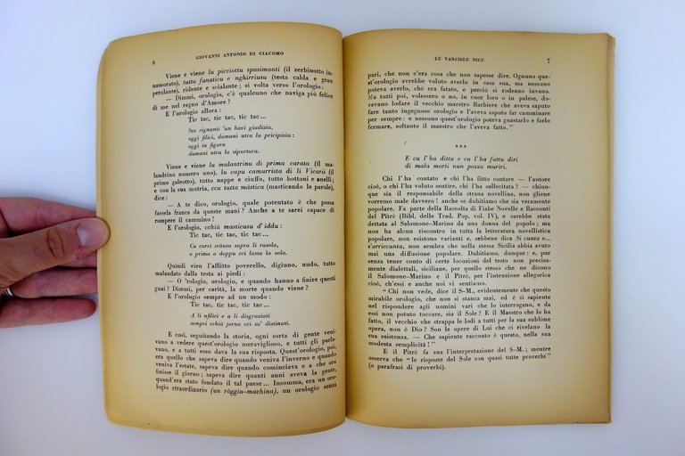 Giovanni Antonio di Giacomo Vann'Anto' Lu Vancielu Nicu 1947 Autografo …