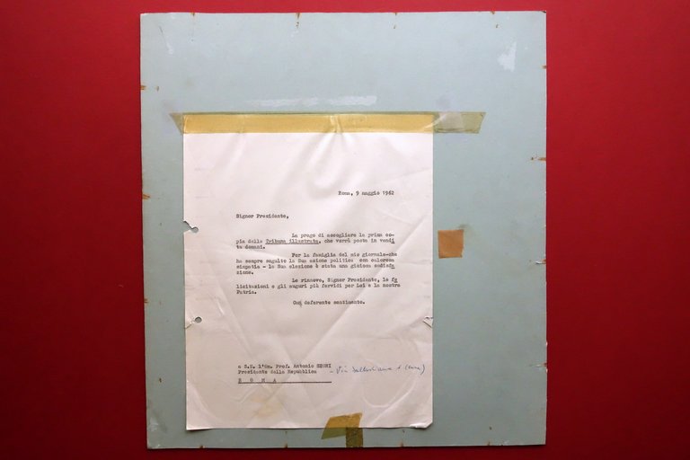 Giovanni di Stefano Tavola Originale La Tribuna Illustrata Prima Pagina …