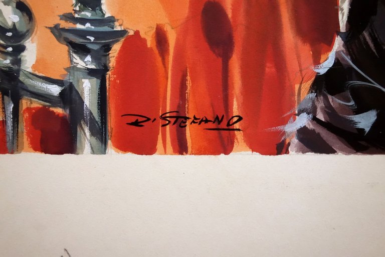 Giovanni di Stefano Tavola Originale La Tribuna Illustrata Prima Pagina … | Immagine Gallery 2