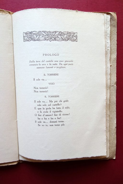 Giovanni Pascoli Nell'Anno Mille Zanichelli 1922 Rara 1∞Edizione Nozze