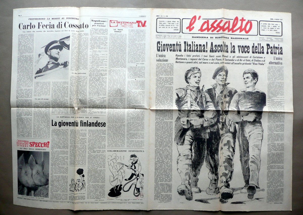 Giovent˘ Italiana! Ascolta la Voce della Patria L'Assalto Anno I … | Immagine principale