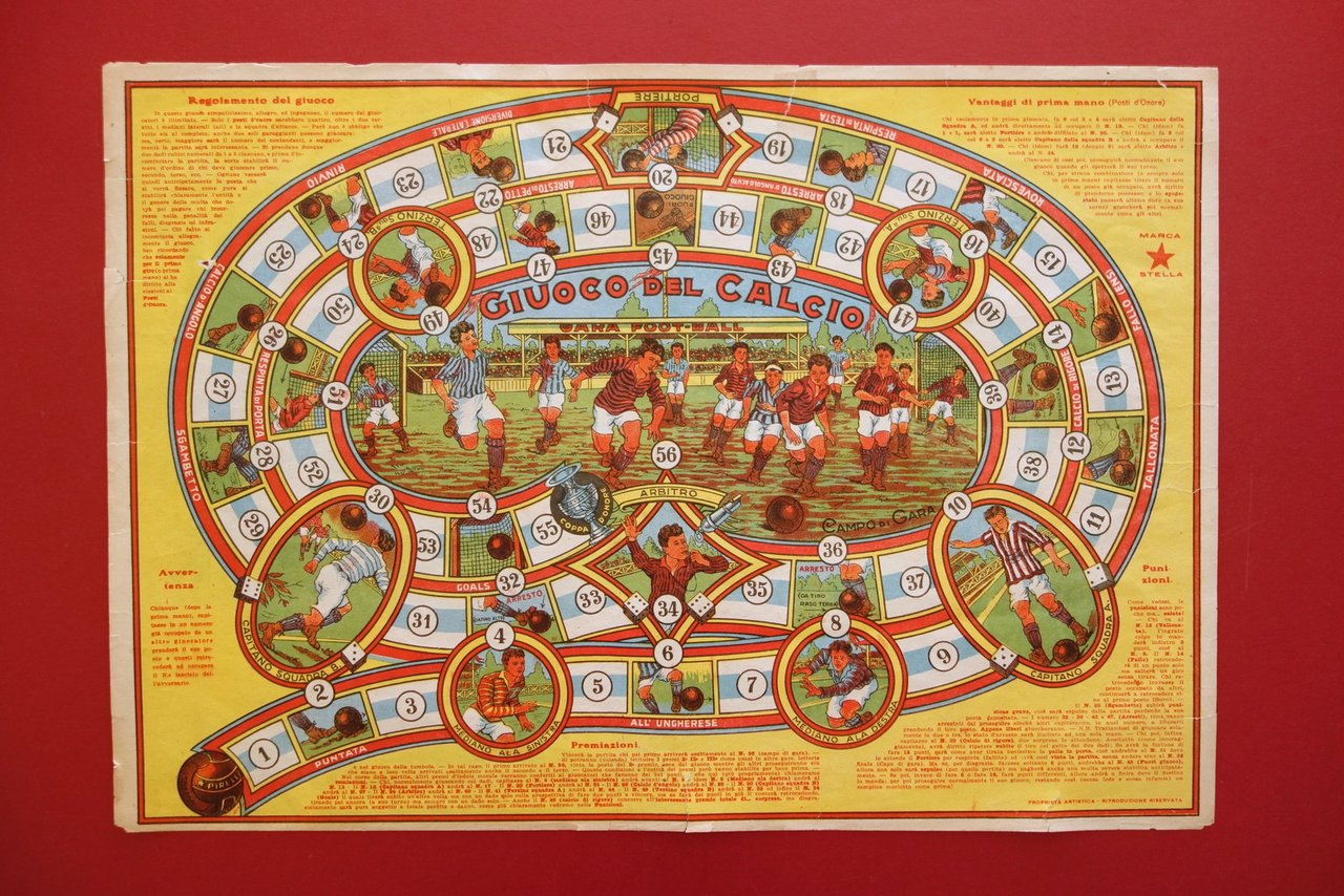 Giuoco del Calcio Gioco da Tavolo a Colori Marca Stella …