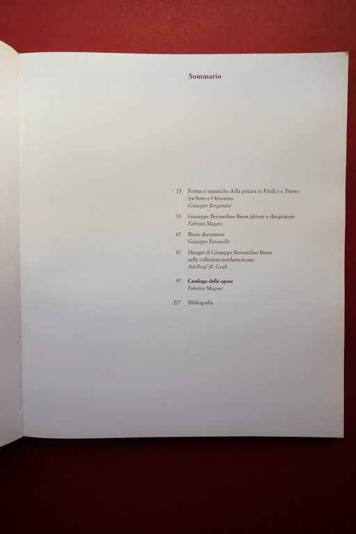 Giuseppe Bernardino Bison Pittore e Disegnatore Skira Milano 1997 Catalogo
