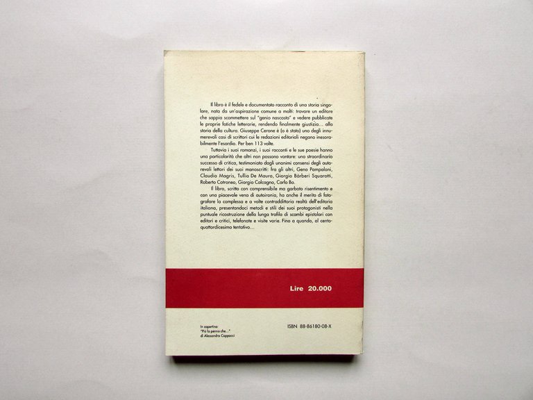 Giuseppe Cerone Lo Scrittore Garamond Roma 1994 | Immagine Gallery 2