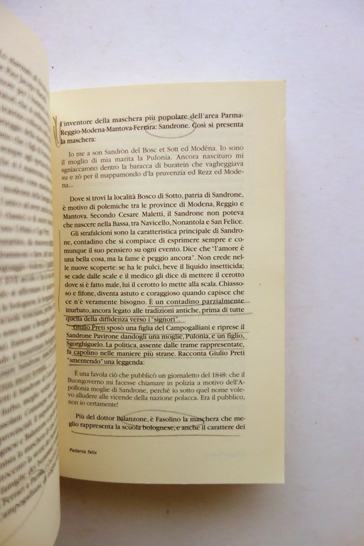 Giuseppe Pederiali Padania Felix Diabasis Reggio Emilia 1999 Copertina Ghirri