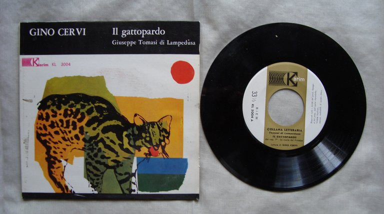 Giuseppe Tomasi di Lampedusa Il Gattopardo Gino Cervi 1961 Disco Vinile 33 Giri