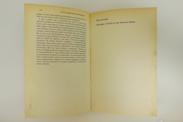 GLI ASPETTI MAGICO-RELIGIOSI CULTURA SUBLTERNA ITALIANA ABRUZZO BORINGHIERI 1976
