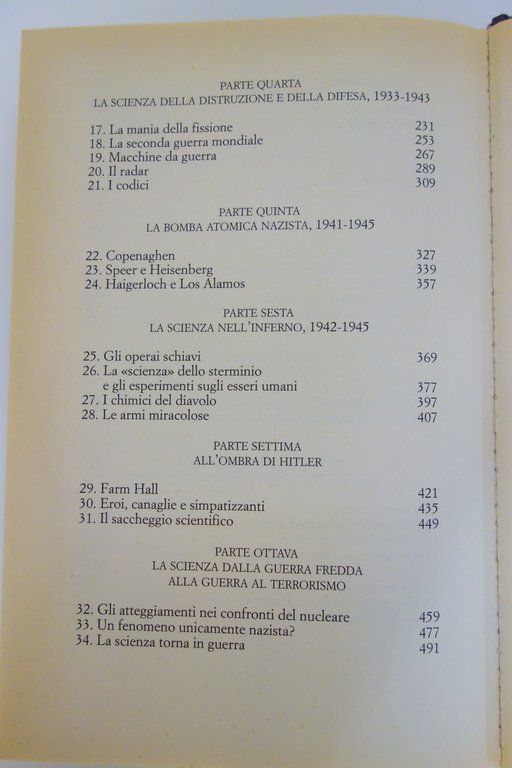 GLI SCIENZATI DI HITLER CORNWELL GARZANTI 2006 ATOMICA LENARD EINSTEIN …