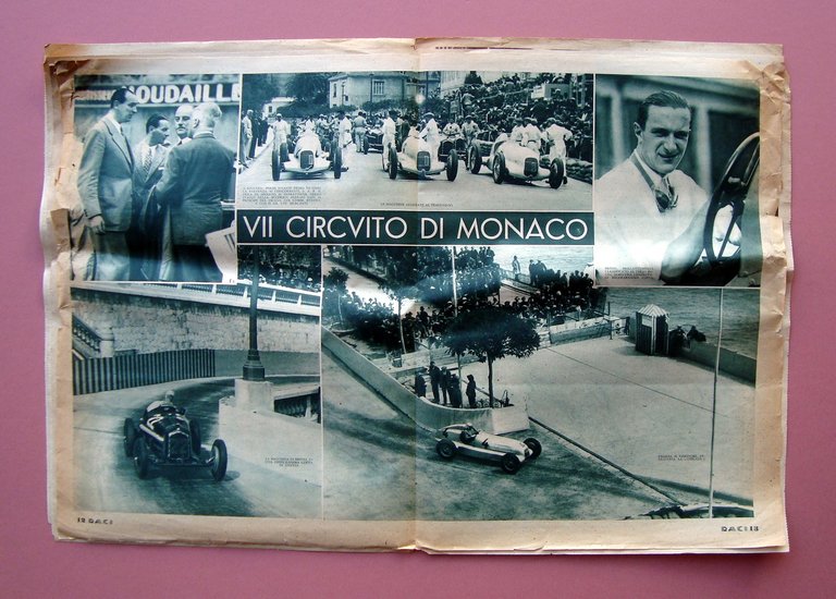 GP Monaco Fagioli RACI settimanale Motore Sport Anno IX N …