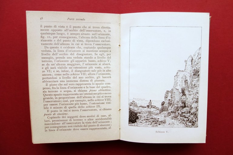 Grammatica del Disegno G. Ronchetti Hoepli Milano 1902 Prima Edizione