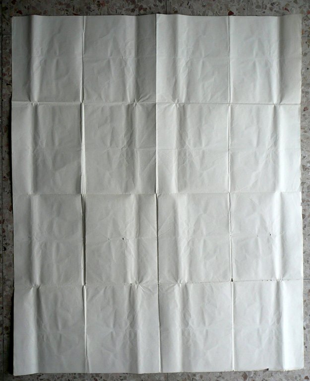 Grande Carta Comando Divisione Militare Cuneo Truppe da Montagna Agosto …