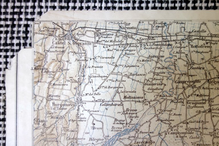 Grande Carta Telata Provincia di Parma Scala 1:100000 IGM 1929 …