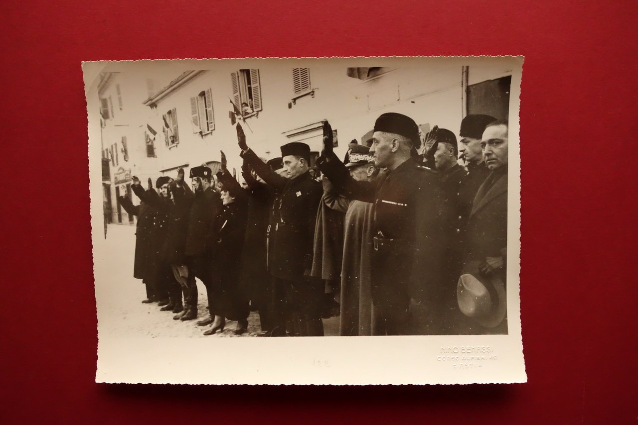 Grande Fotografia Originale Ventennio Sfilata Milizia Foto Benassi Asti Anni …