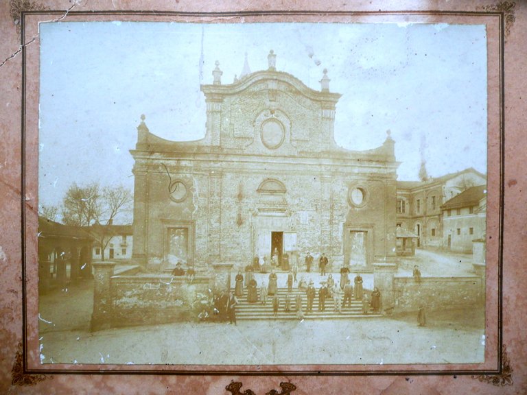 Grande Fotografia Torino Chiesa Primo '900 Animata Fotografia Nazionale