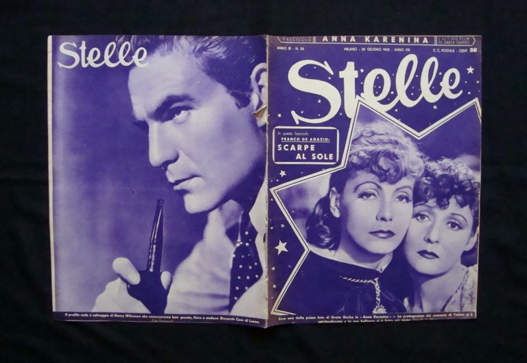 Greta Garbo Anna Karenina Stelle Anno III N 26 29 GIugno 1935
