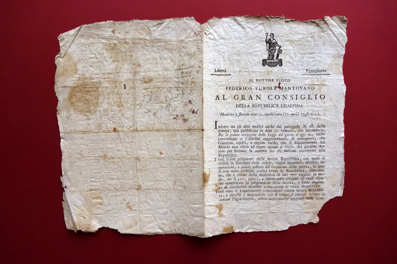 Grida Federico Turola Mantovano Contestazione Debito Dipartimento del Mincio