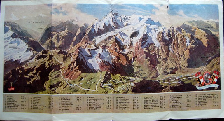 GROSS GLOCKNER Carinthe Route alpestre Alpi Carinzia Salzbourg Anni '30 | Immagine Gallery 2