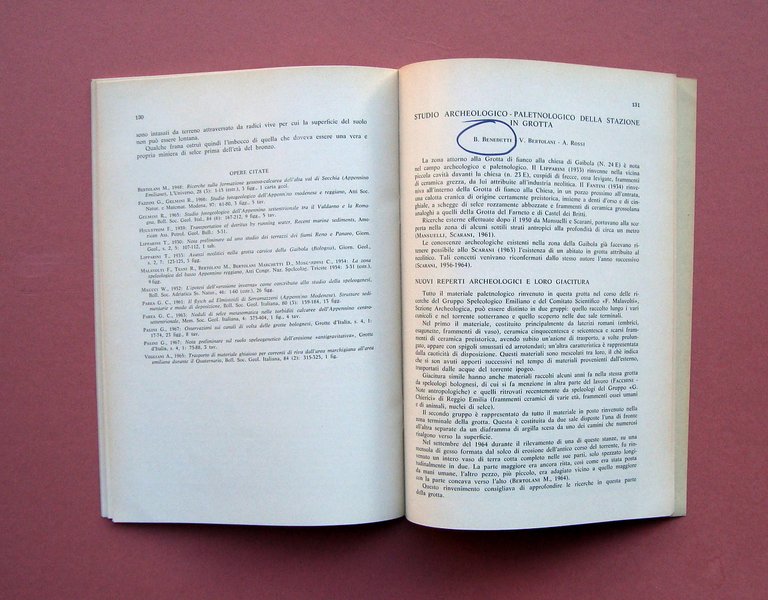 Grotta Chiesa di Gaibola Gessi Colline Bolognese 1972 Rassegna Speleologica …