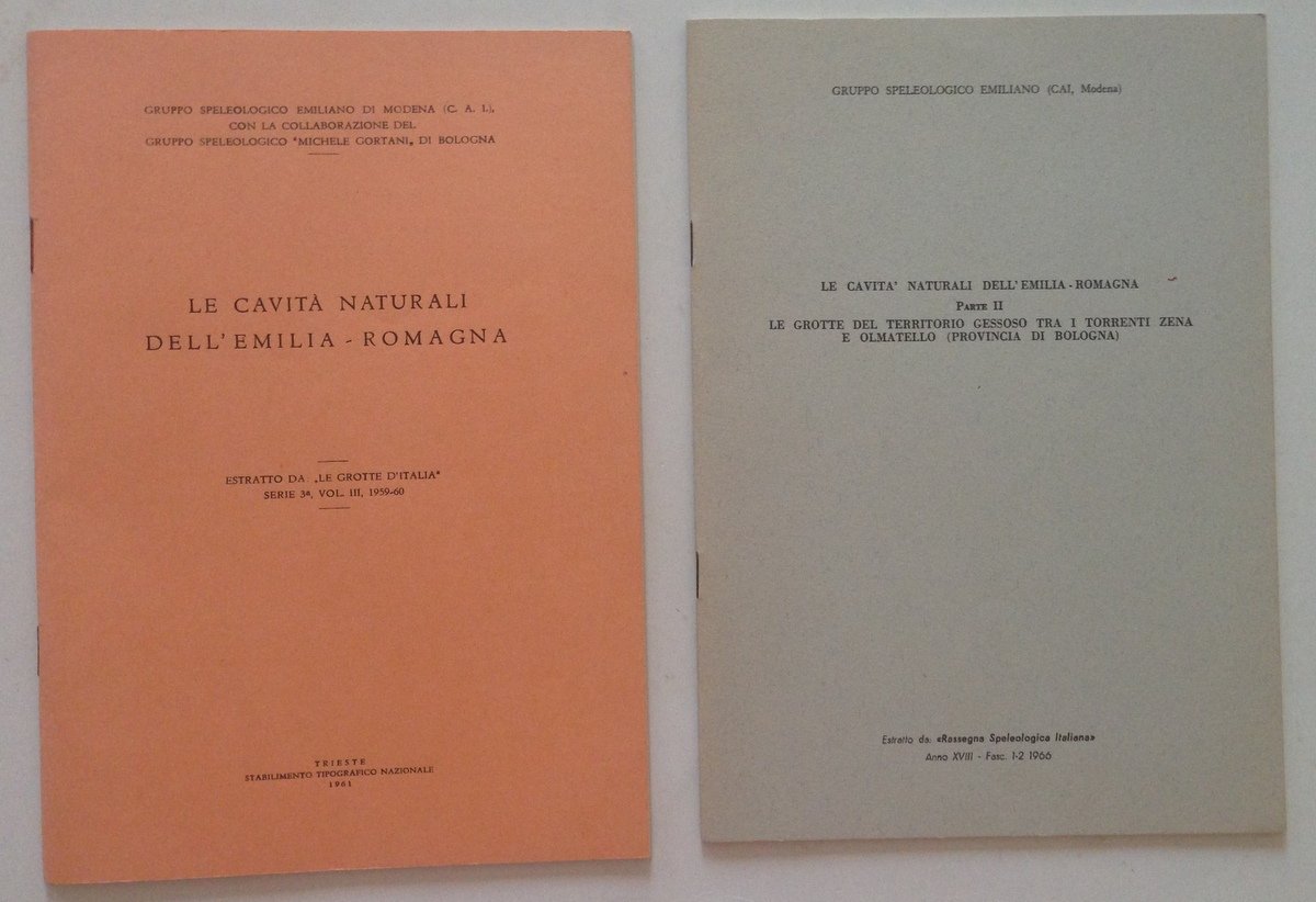 Gruppo Speleologico Emiliano CAI Modena Cavit‡ Naturali Emilia Romagna Bologna