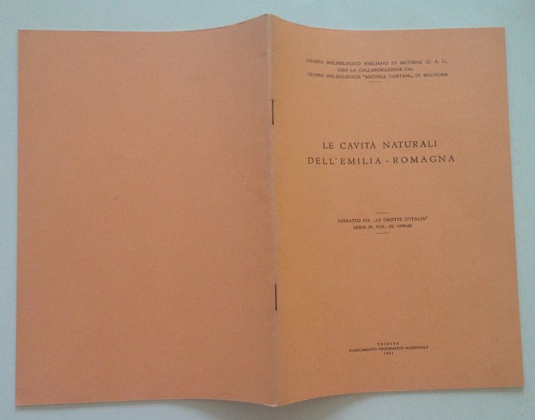 Gruppo Speleologico Emiliano CAI Modena Cavit‡ Naturali Emilia Romagna Bologna