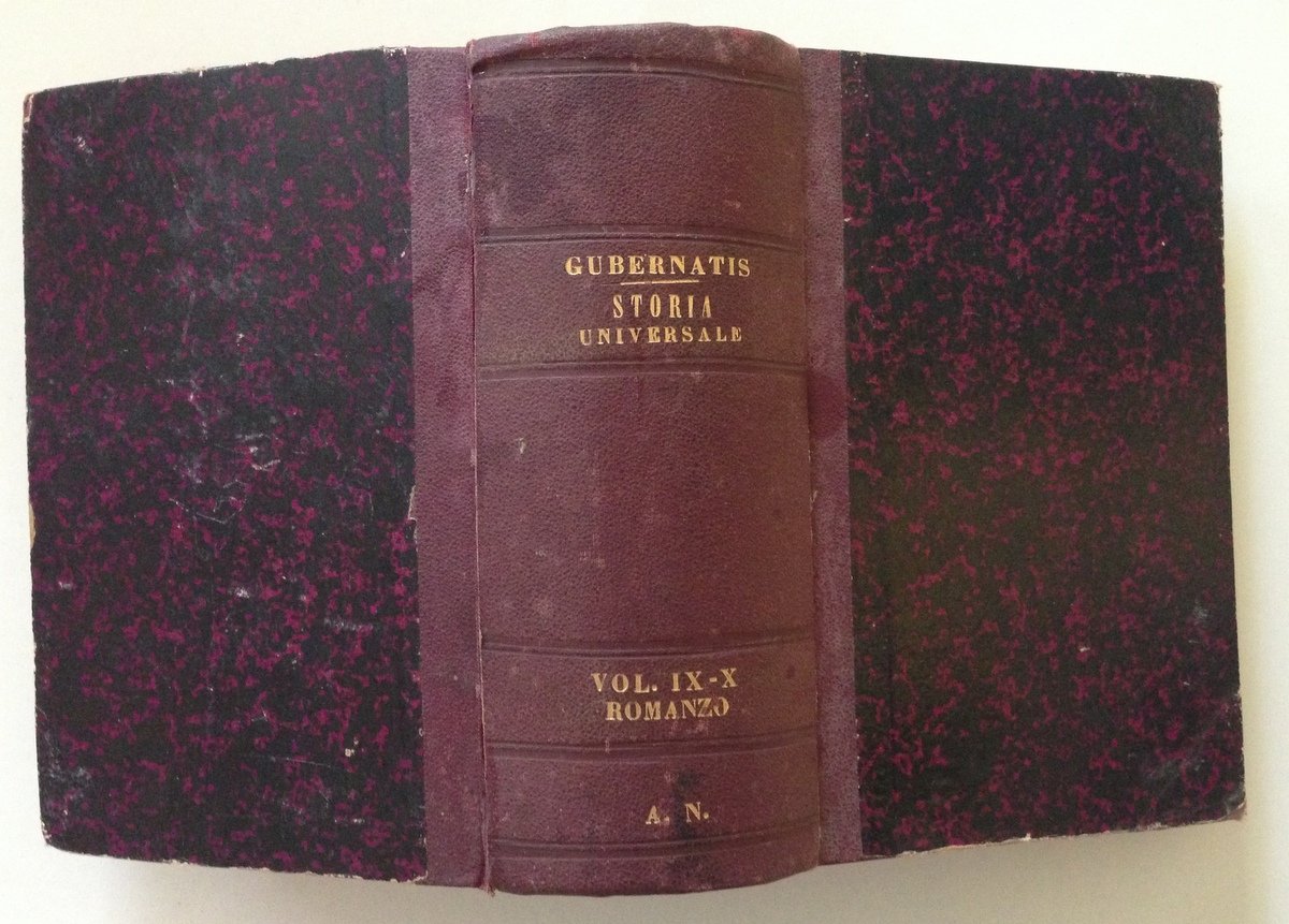 GUBERNATIS STORIA UNIVERSALE DELLA LETTERATURA 3 VOLUMI MILANO HOEPLI 1883