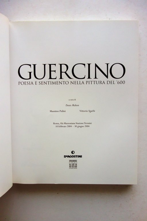 Guercino Poesia e Sentimento nella Pittura del '600 DeAgostini 2003 …