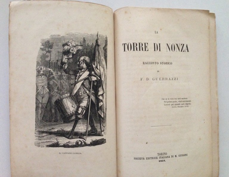 GUERRAZZI F. D. LA TORRE DI NONZA TORINO GUIGONI 1858 …